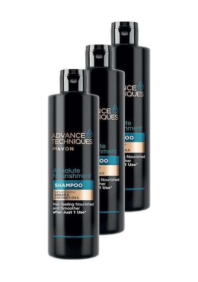 Avon Advance Techniques Argan Yağı İçeren Besleyici Şampuan 3 x 400 ML