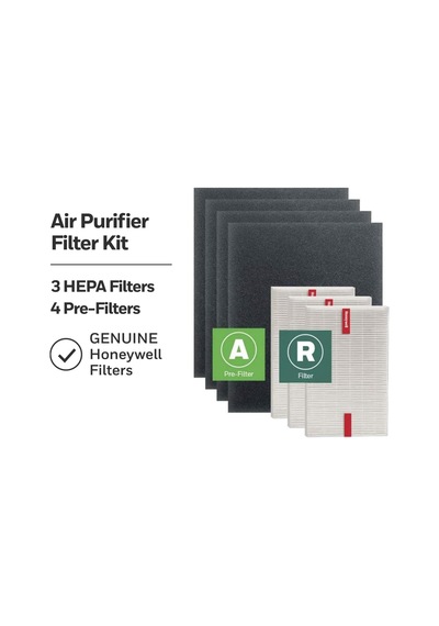 Hepa Hava Temizleyici Filtre Kiti - 3 Hepa R Yedek Filtre Ve 4 A Karbon Önceden Kesilmiş Ön Filtre İçerir - Havadak Diğer