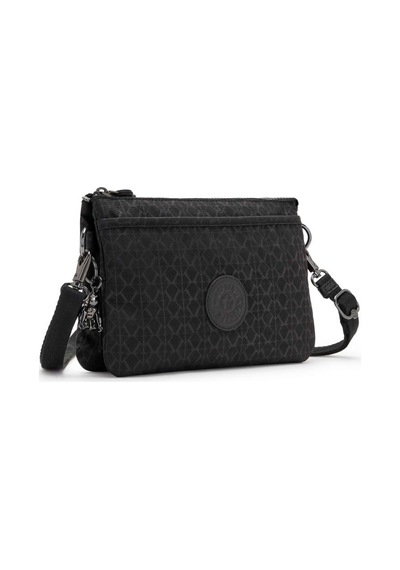 Kipling Kıplıng Riri Küçük Boy Omuz Çantası Siyah Sıgnature Emb Siyah