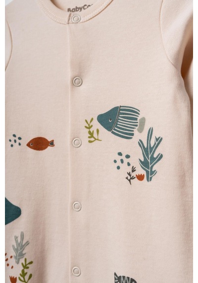 Bebek 2li Tulum Organik Pamuk , Bebek - Yenidoğan- Csy8208 Cream