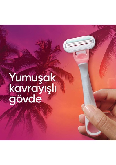 Gillette Venus Smooth Miami Kadın Tıraş Bıçağı 4'lü