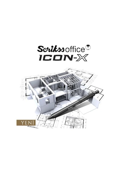 Scrikss Office Icon-x Metal Versatil 0.5 Mm Mat Siyah