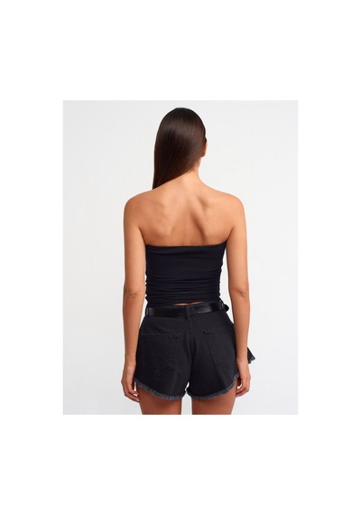 Rouge Basıc Dlv 20659 Straplez Top Siyah