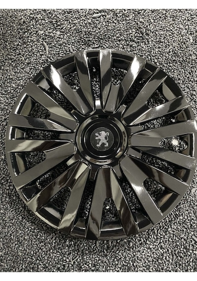 Peugeot Partner 15" Inç Kırılmaz Jant Kapağı Siyah 4 Adet 5911syhpeugeot