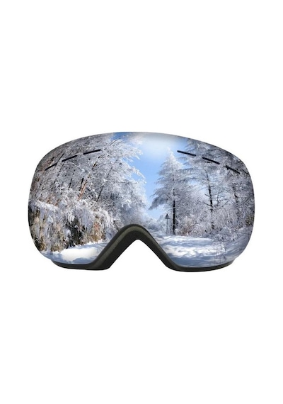 Schulzz UV400 Korumalı Antisis Özellikli 3 Katmanlı Aynalı Snowboard Kaya Gümüş