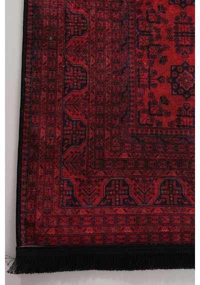 Blghome Dokuma Tabanlı Dijital Baskı Halı Blg3832 Kırmızı