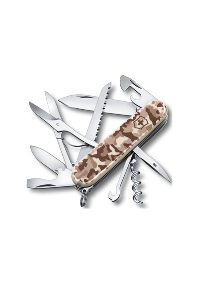 Victorinox Kamp Çakı- Vt 1.3713.941 Huntsman Desert Kamuflaj Desenli Kahverengi - Krem