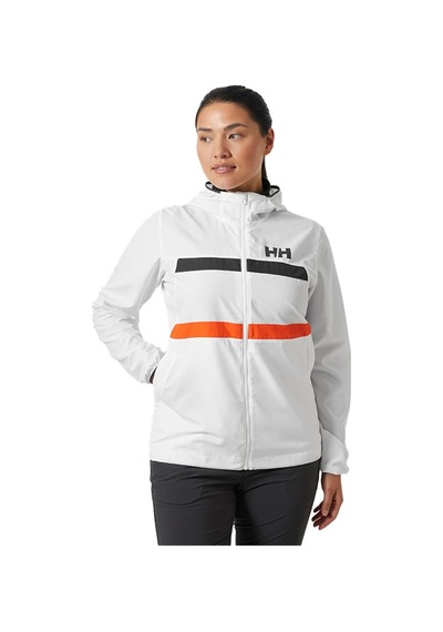 Helly Hansen W Salt Stripe Kadın Ceket Hha.34455-001 Beyaz-beyaz Beyaz