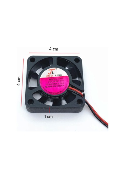4cm 24v 2 Pinli Fan 4cm X 4cm X 1cm 2 Pimli Dc 24volt Fan