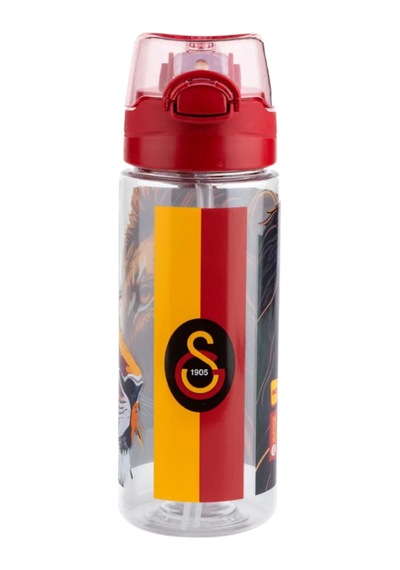 Galatasaray Lisanslı Aslan Baskılı Beslenme Çantası Ve 500 Ml Suluk Sarı - Kırmızı