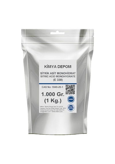 Sitrik Asit Monohidrat 1 Kg.