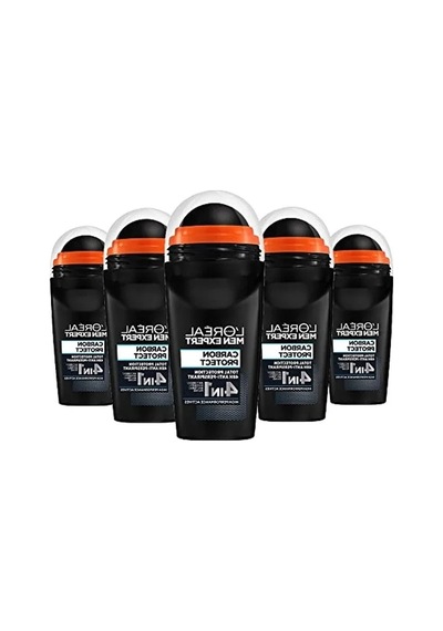 L Oréal Paris Men Expert 5'li Carbon Protect Anti Perspirant Roll On Deodorant Seti 5 X 50 Ml