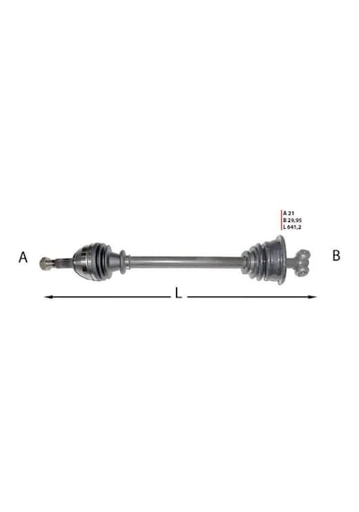 R19 Europa Ön Aks Sol Komple 7701349880-7701331484 -