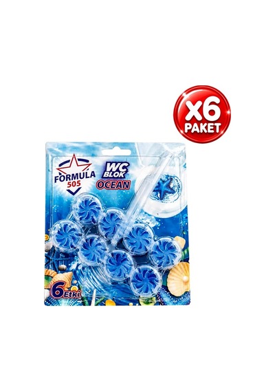 Klozet Koku Giderici Bloğu Okyanus Kokulu 50grx2li 6paket