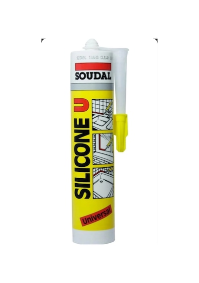 Soudal Silikon Şeffaf 280 Gr 3 Adet