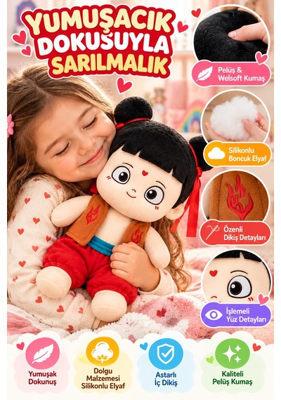 30 Cm Peluş Bebek Yumuşak Oyuncak Sevimli Kız Bebek Çocuk Oyuncağı Sarılmalık Oyun Arkadaşı Çocuklar Çok Renkli