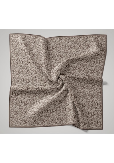 Silk Home Soft Eşarp 73091-18 Kahve, Vizon, Ekru