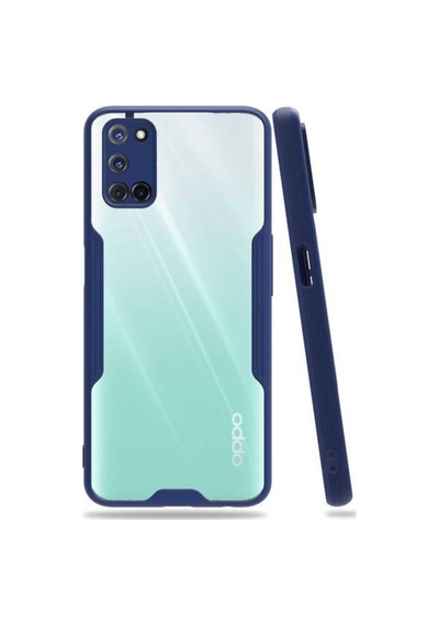 Oppo A72 Tam Korumali Renkli Kenarli Parfe Kilif 521955708