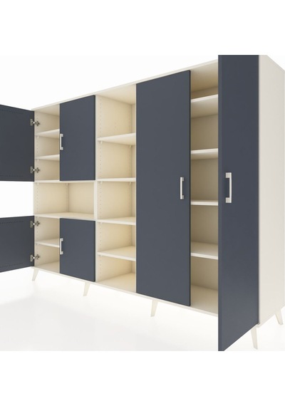 Hyperion Dolap 13 Raflı 6 Kapaklı 220x44x163 Aytaşı-antrasit/ayta Aytaşı-antrasit/aytaşı Hyperion Dolap 13 Raflı 6 Kapaklı 220x44x163 Aytaşı-antrasit/ayta Aytaşı-antrasit/aytaşı