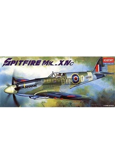 Academy 12484 1/72 Ölçek, Spitfire Mk Xıvc Savaş Uçağı, Plastik Model Kiti-48830
