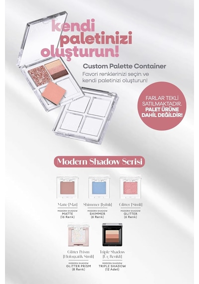 Mıssha Yumuşak Dokulu, Dökülme Yapmayan 3 Renkli Göz Farı Triple Shadow No.6 Marsala Red Genel