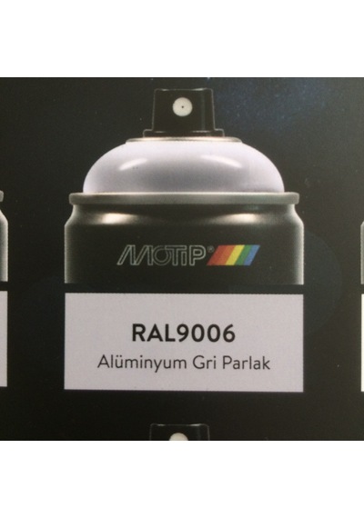 Motip Carat 400 ML Sprey Boya Alüminyum Gri Parlak Boya Ral 9006