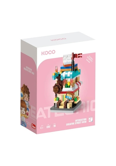 280 Parça Çizgi Roman Mağazası Yapı Seti Mini Bricks Uyumlu 6+ Yaş Yapı Oyuncağı