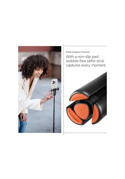 Kablosuz Bluetooth Selfie Çubuğu Uzaktan Kumandalı Tripod / 1.4 Metre Kolay Taşınabilir S541w Black - Amp09336 Diğer