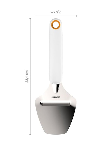 Fiskars Sert Peynir Rendesi, Paslanmaz Çelik/plastik, Kesim Genişliği: 6 Cm, Fonksiyonel Şekil, Beyaz, 1016129 Diğer