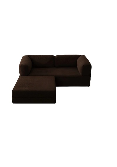 Herev 200x200 Cm 50 Dns Modüler Köşe Koltuk Fitilli Kadife Kumaş, Yatak Olabilen, Modern Tasarım Şark Köşe Kahverengi Herev 200x200 Cm 50 Dns Modüler Köşe Koltuk Fitilli Kadife Kumaş, Yatak Olabilen, Modern Tasarım Şark Köşe Kahverengi