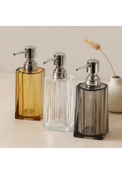 Akrilik Sıvı Sabunluk 280 Ml Şeffaf/renkli Çok Renkli