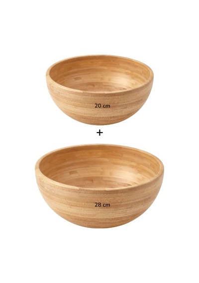 Blanda Bambu Kase 28 Cm - 20 Cm 2 Li Set