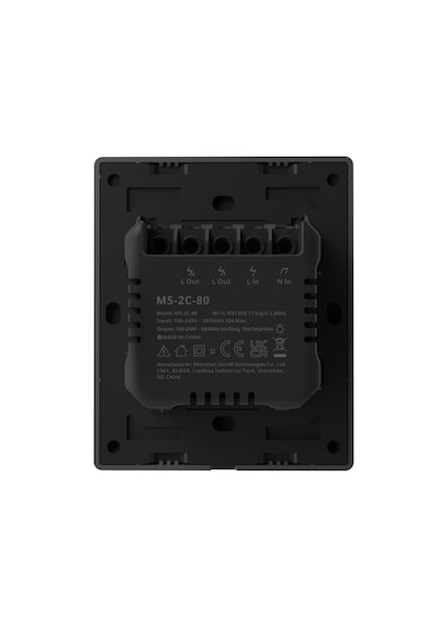 Sonoff M5-2C-80 Akıllı Işık Anahtarı
