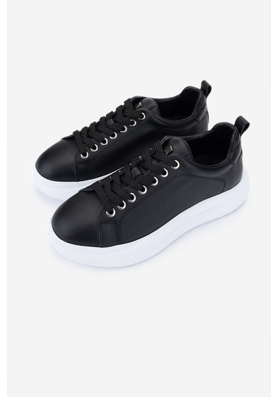 Valmenti Kadın Hakiki Deri Siyah Deri Sneakers & Spor Ayakkabı 1115 8417 Bn Ayk Y25 Sıyah Dr Siyah