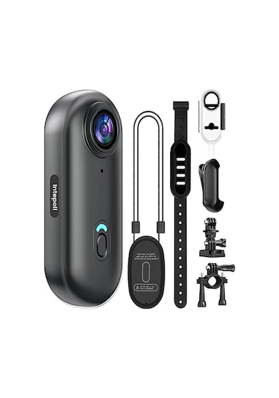 Zenvia Mini Wıfı Aksiyon Kamerası 1080p Taşınabilir Vücut Kamerası Giyilebilir Video Kaydedici Ipx7 Su Geçirmez Diğer