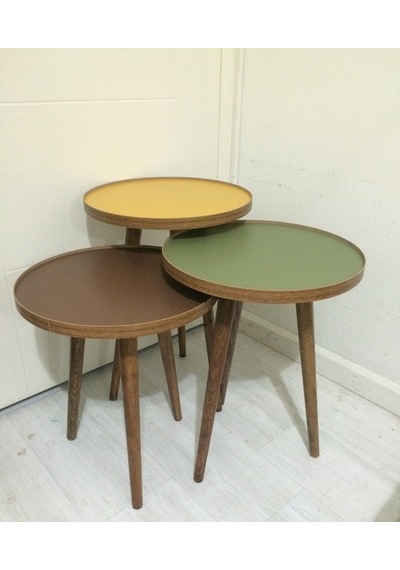 3'Lü Zigon Sehpa Tasarım - 16Mm Veya 18Mm Mdf Tabla (415037142)