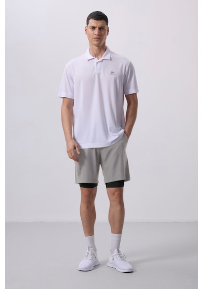 Tommy Life Taş İnce Yumuşak Standart Fit Erkek Taytlı Şort - 81287 Taş