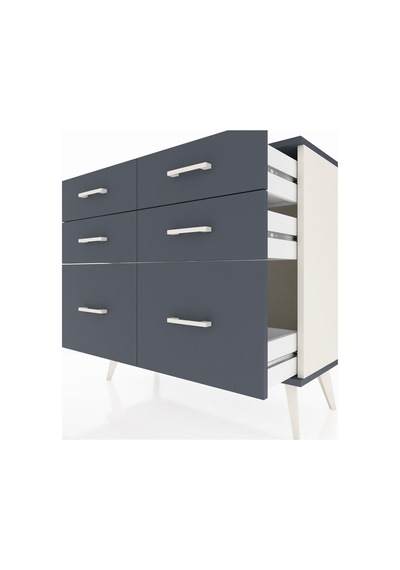 Arges Şifonyer 6 Çekmeceli 88x30x80 Aytaşı-antrasit Antrasit Arges Şifonyer 6 Çekmeceli 88x30x80 Aytaşı-antrasit Antrasit