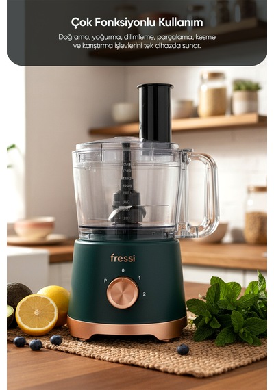 Fressi FR-PBL02 1200 W Power Blender Seti Mutfak Robotu