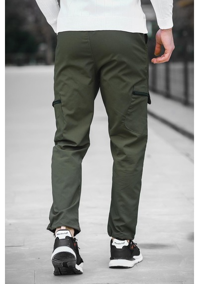 Oksit Bl 2111 Kort Paraşüt Düz İpli Paça Tactical Kargo Cepli Erkek Eşofman Alt 001