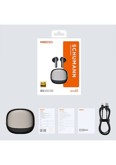 Recci REP-W53 Schumann TWS Bluetooth 5.3 Kulak İçi Kulaklık