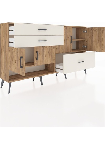 Arges Konsol 3 Raflı 3 Çekmeceli 4 Kapaklı 176x30x99 Çam-çam/aytaşı Atlas Çam/aytası - Atlas Çam Arges Konsol 3 Raflı 3 Çekmeceli 4 Kapaklı 176x30x99 Çam-çam/aytaşı Atlas Çam/aytası - Atlas Çam