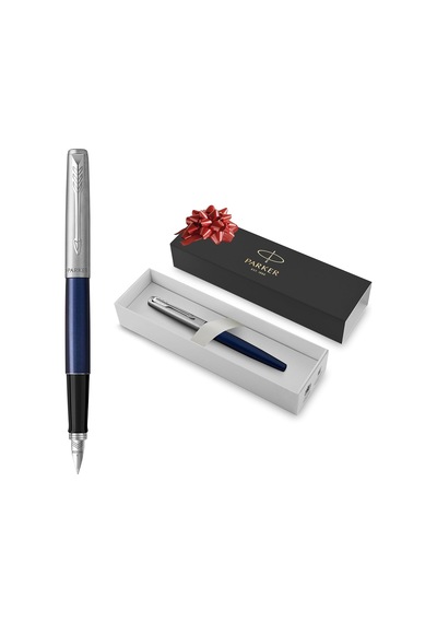Parker Jotter Mavi Krom Tasarımlı Dolma Kalem, Orta Kalınlıkta Uç Diğer
