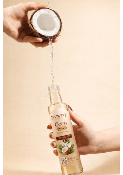 Diyetix Coco Mix -250 Ml Hindistan Cevizi Sirkesi Katkısız & Doğal Fermente Günlük Kullanım