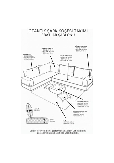 Otantik Şark Köşesi Takımı Kahve Anadolu 19 Parça Kilim Ve Puf Dahil Süngerli Sedir Seti Kahverengi Otantik Şark Köşesi Takımı Kahve Anadolu 19 Parça Kilim Ve Puf Dahil Süngerli Sedir Seti Kahverengi