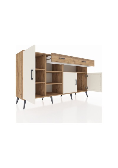Hyperion Konsol 5 Raflı 2 Çekmeceli 3 Kapaklı 176x44x99 Çam-aytaş Çam-aytaşı/çam Hyperion Konsol 5 Raflı 2 Çekmeceli 3 Kapaklı 176x44x99 Çam-aytaş Çam-aytaşı/çam