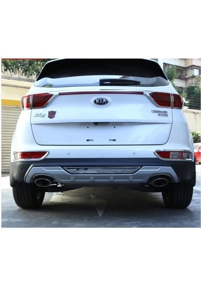 Kia Sportage Ön Ve Arka Koruma Difüzör 2016-2018 Çift Çıkış Egzoz