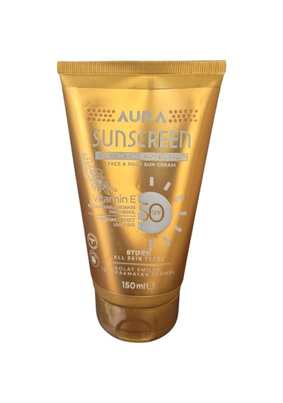Storm Aura Sunscreen Crem Spf 50 Yüz Ve Vücut Koruyucu 150ml