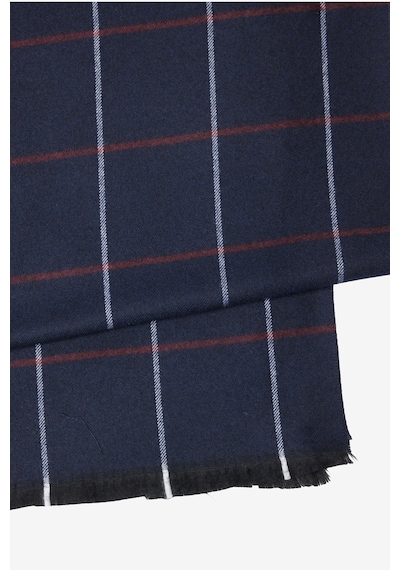 Altınyıldız Classıcs Erkek Bordo - Lacivert Desenli Standart Fit Atkı