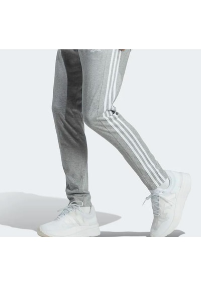 adidas Essentials 3-Bant Gri Erkek Alt Eşofman Gri
